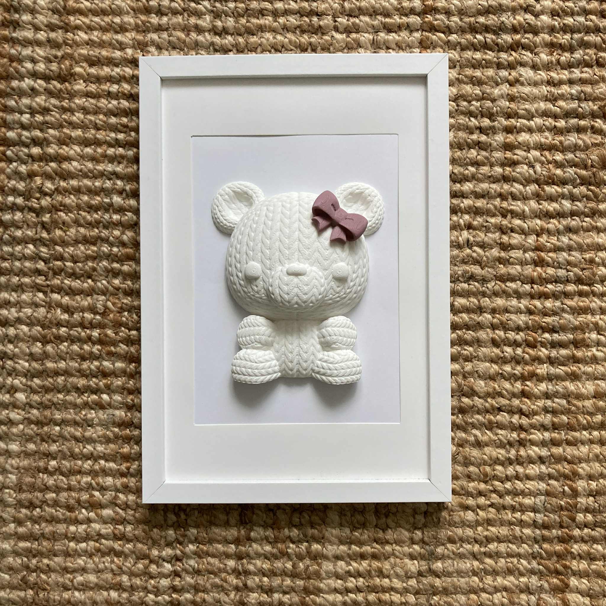 Personalizovaný 3D medvídek 20×30 cm – originální dekorace do dětského pokoje 3D medvídek 20×30 cm – originální dekorace do dětského pokoje