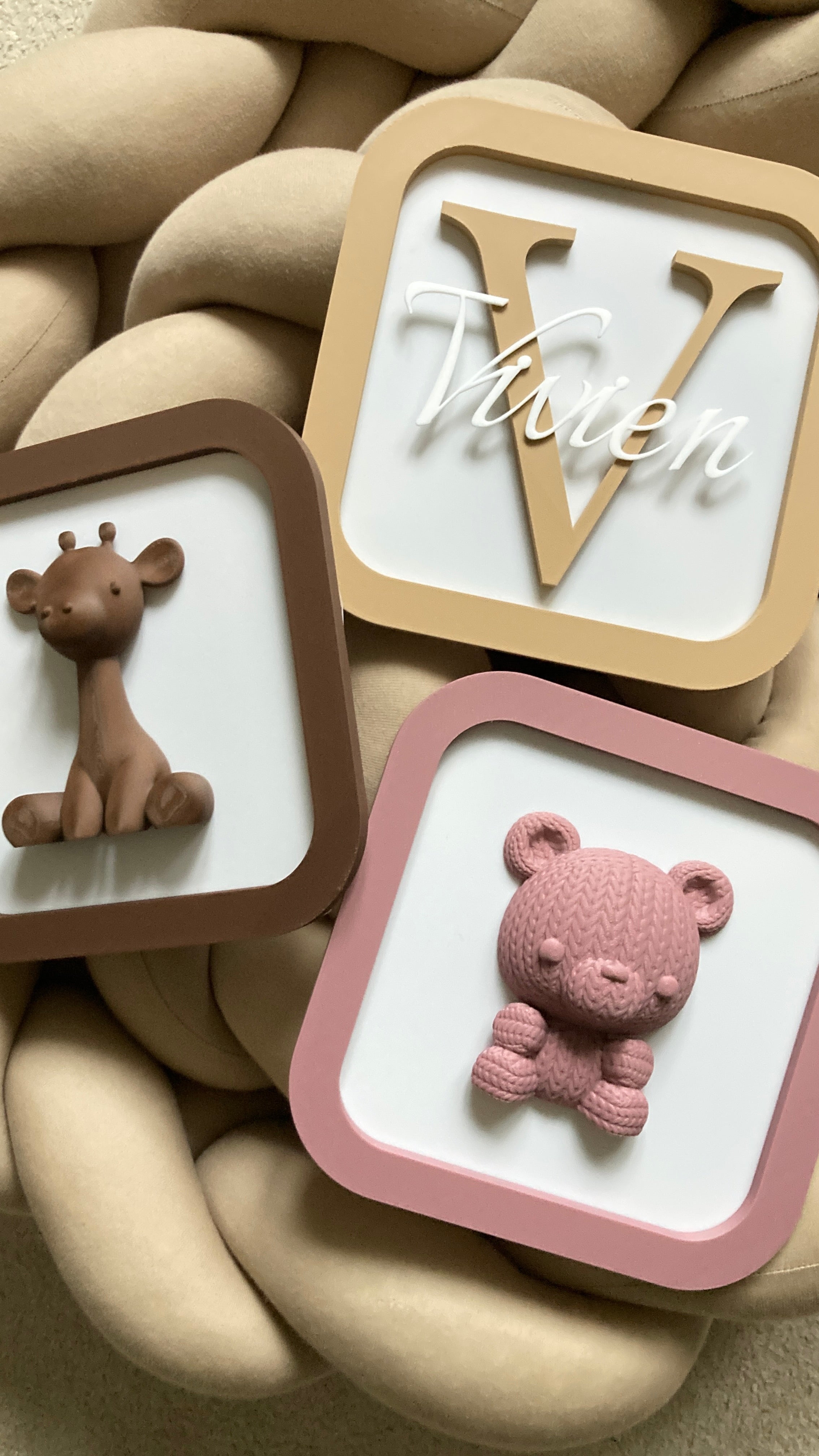 Personalizovaný 3D set dekorací do dětského pokoje – výběr motivů podle vás | Volitelná barva