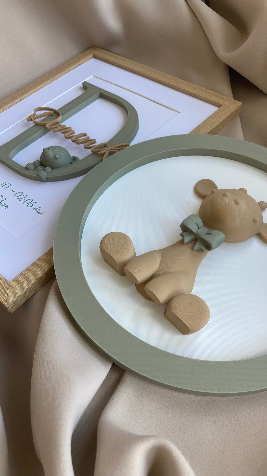 3D obraz do dětského pokoje – KRUH (Ø 24 cm)